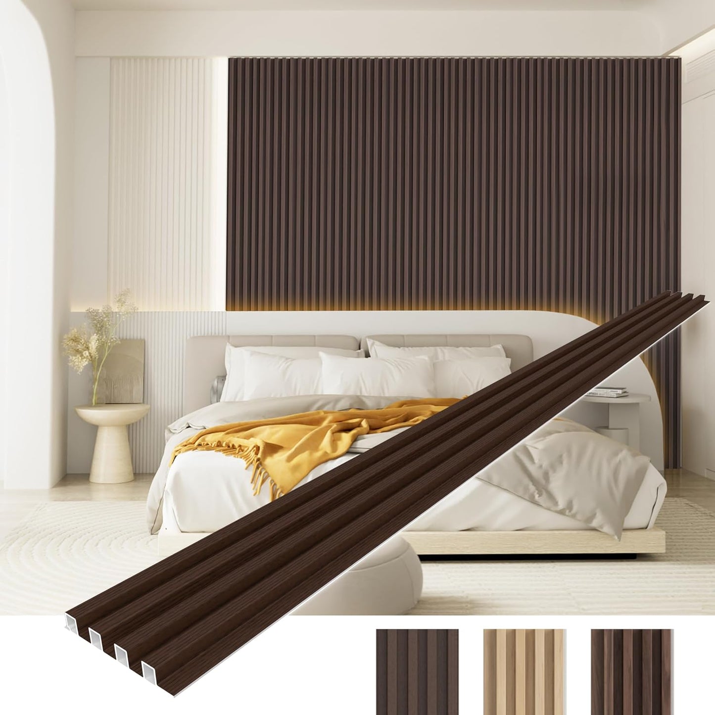 WPC Fluted 3D Wall Panels