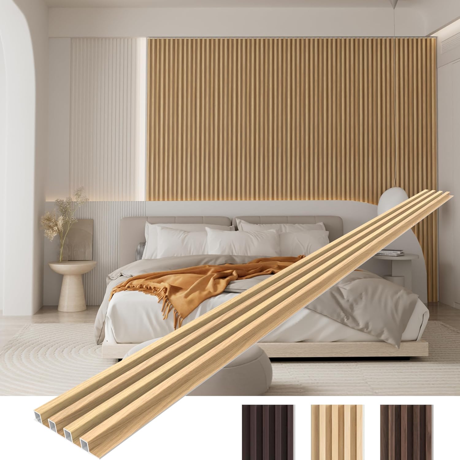 WPC Fluted 3D Wall Panels