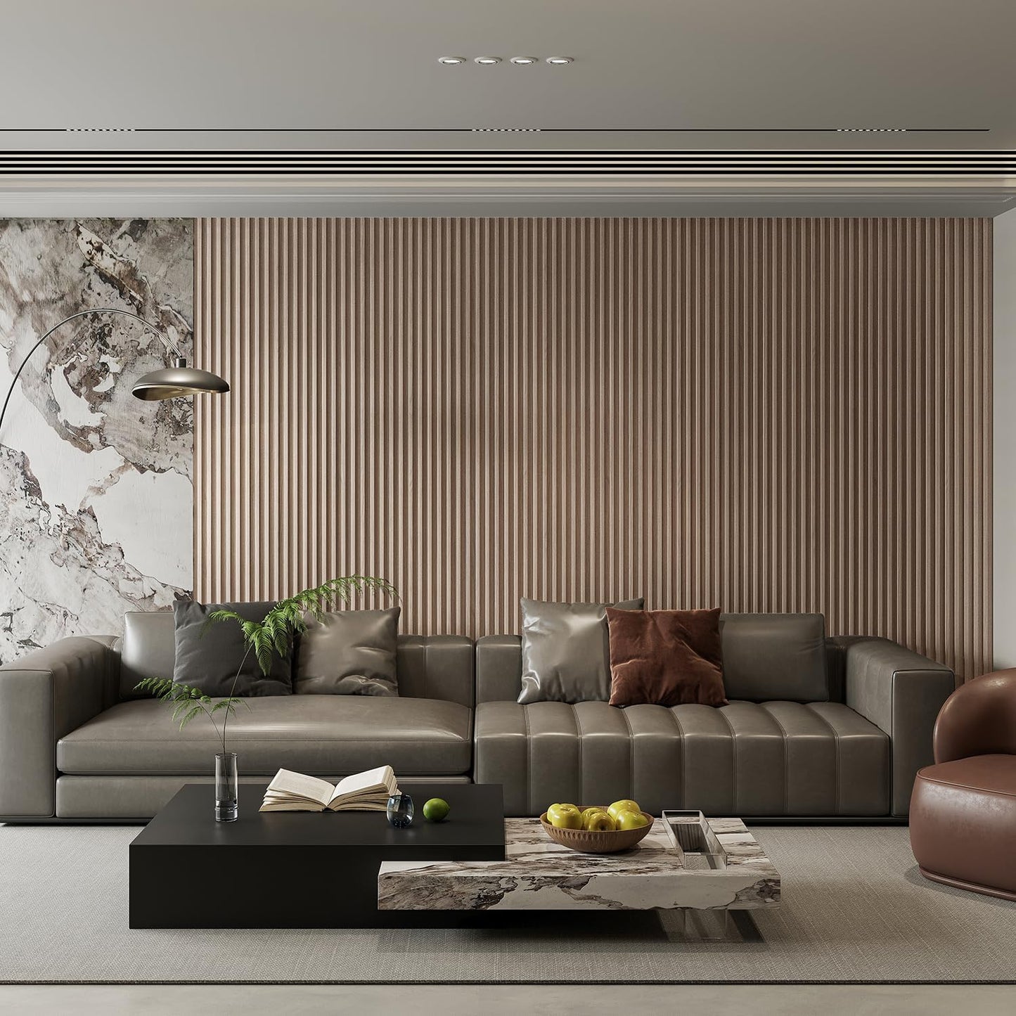 WPC Fluted 3D Wall Panels