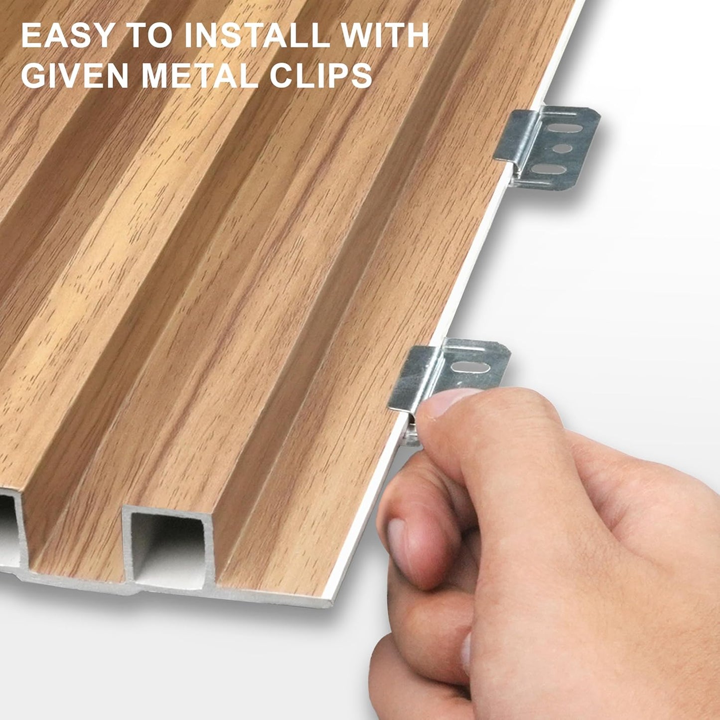 WPC Fluted 3D Wall Panels