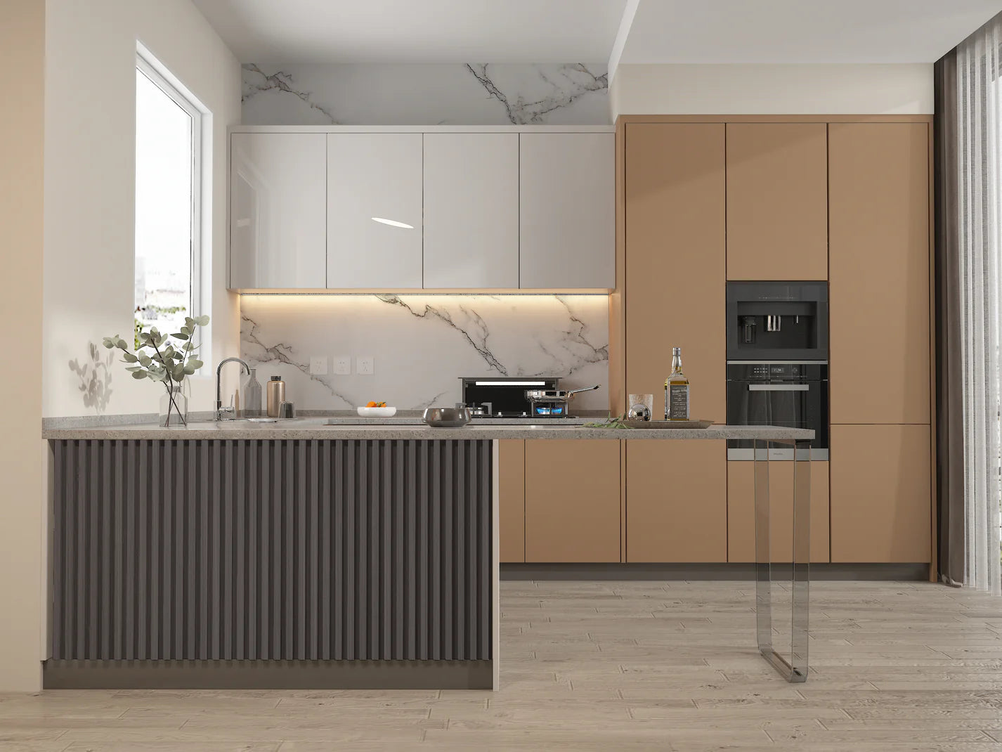 WPC Fluted 3D Wall Panels