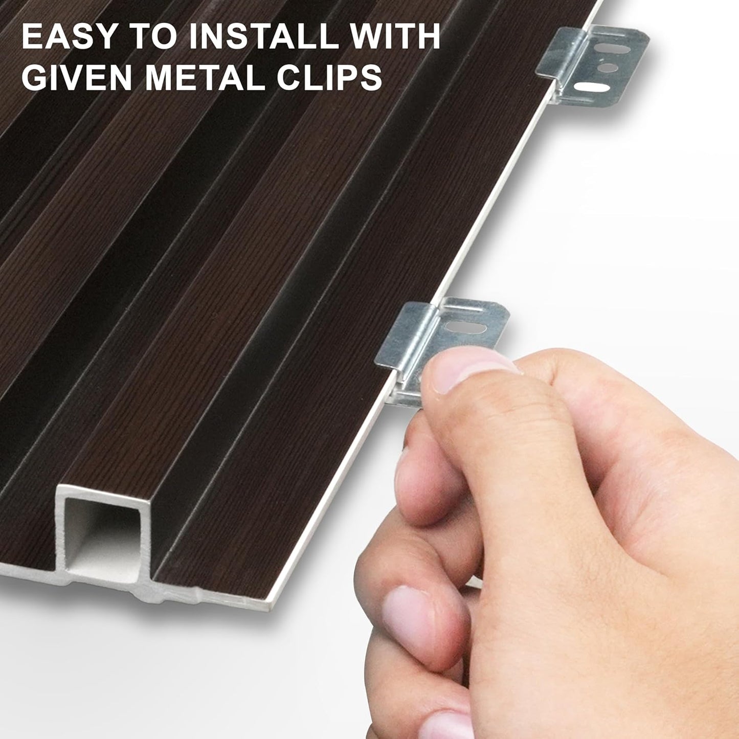 WPC Fluted 3D Wall Panels