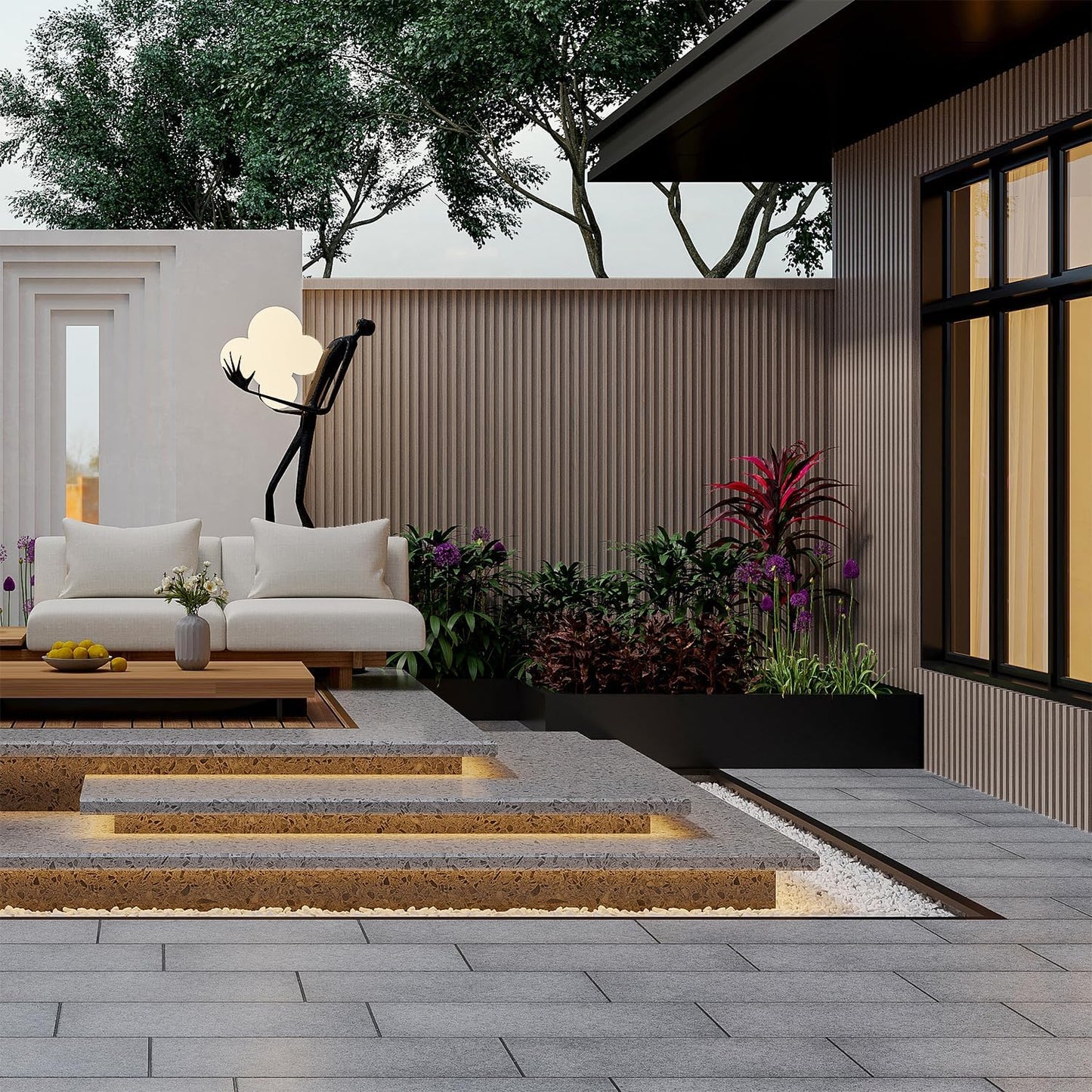 WPC Fluted 3D Wall Panels