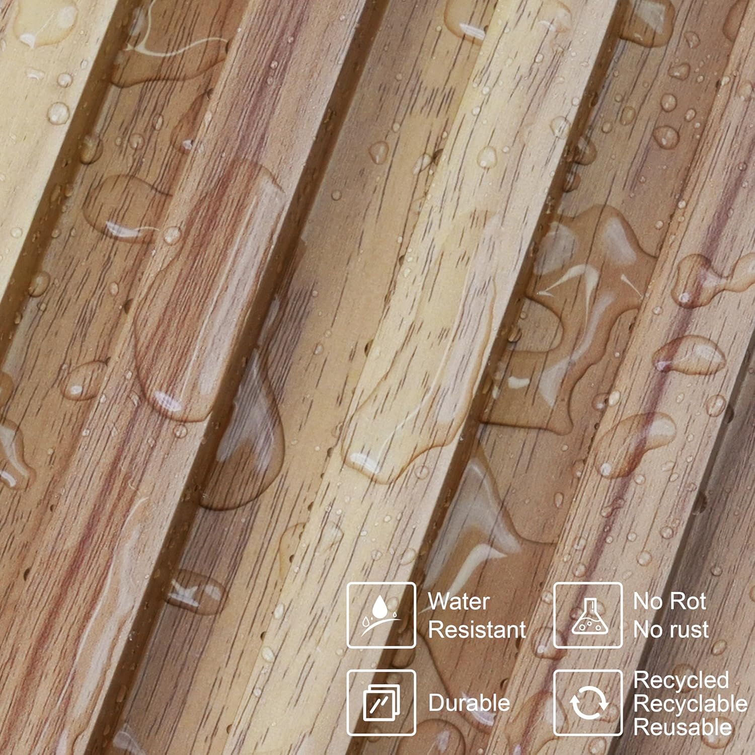 WPC Fluted 3D Wall Panels