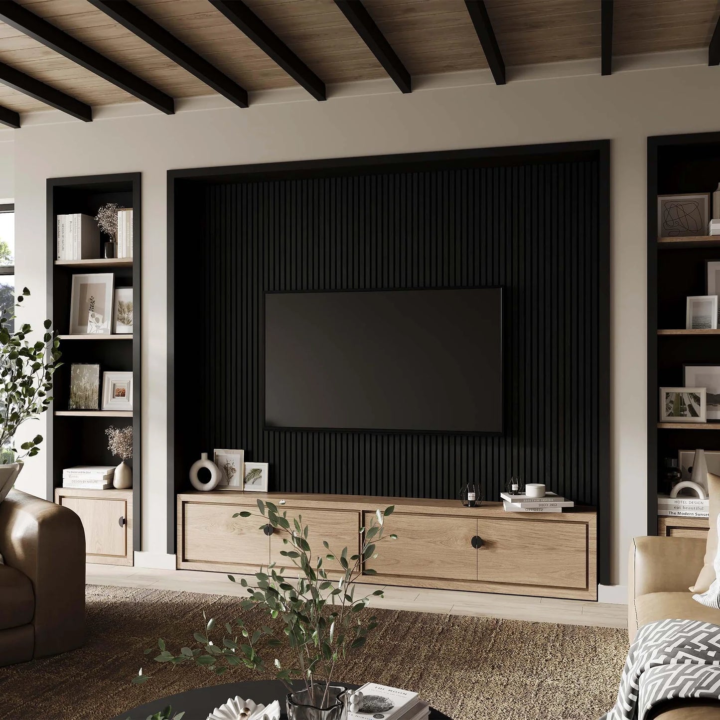 Luxury American Acoustic Slat Wood Wall Panels