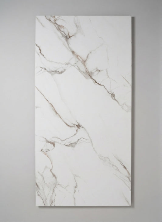 Hany Jade - Marble Bamboo Veneer Panels with Gray Veins - 8x4 Feet