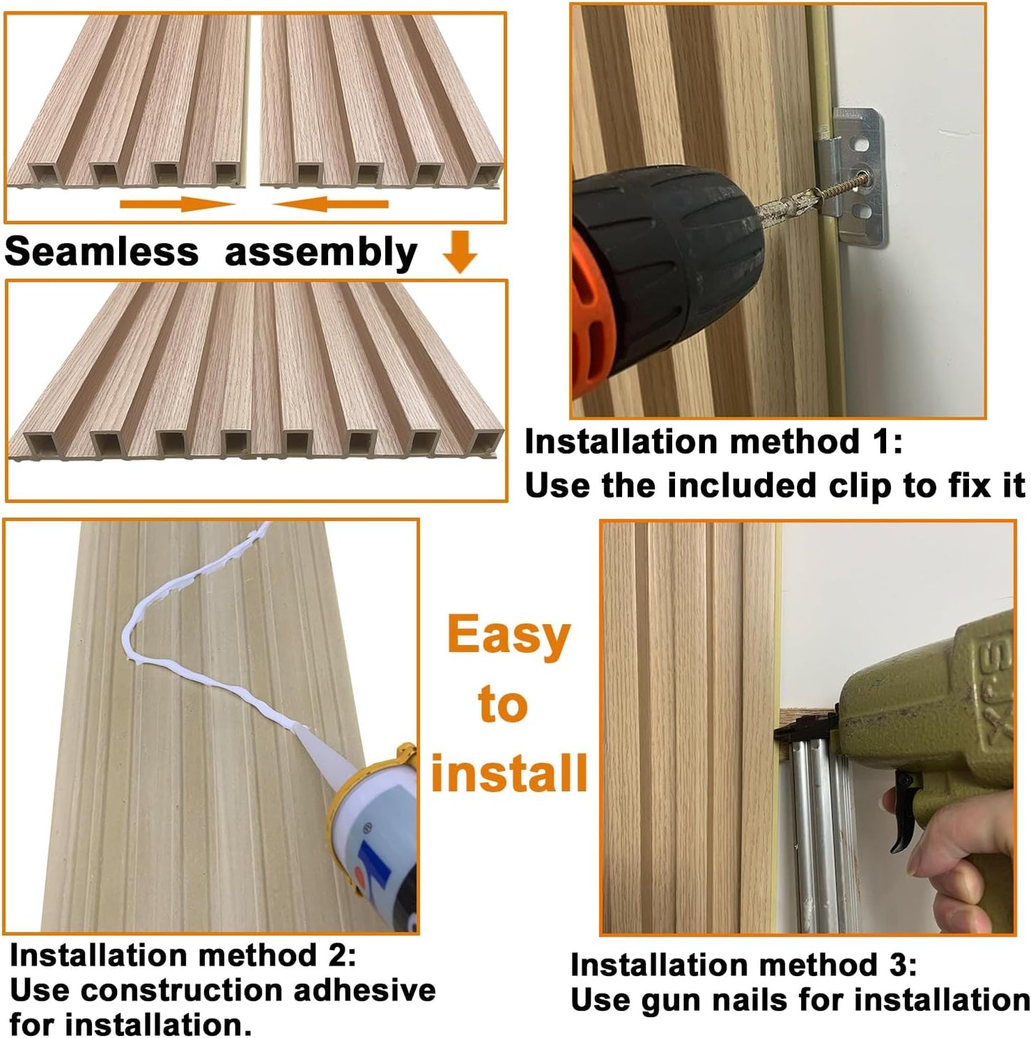 WPC Fluted 3D Wall Panels