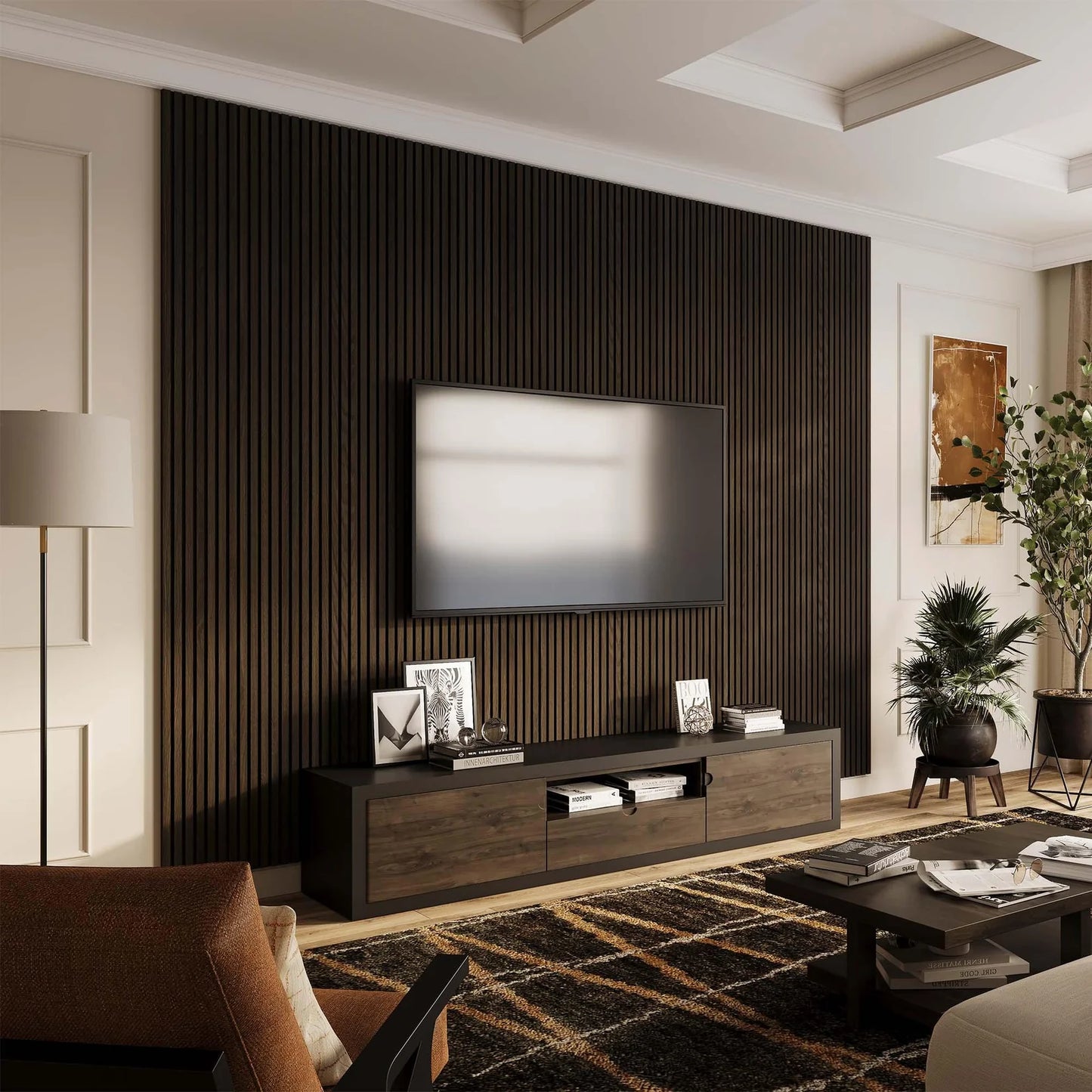 Luxury American Acoustic Slat Wood Wall Panels