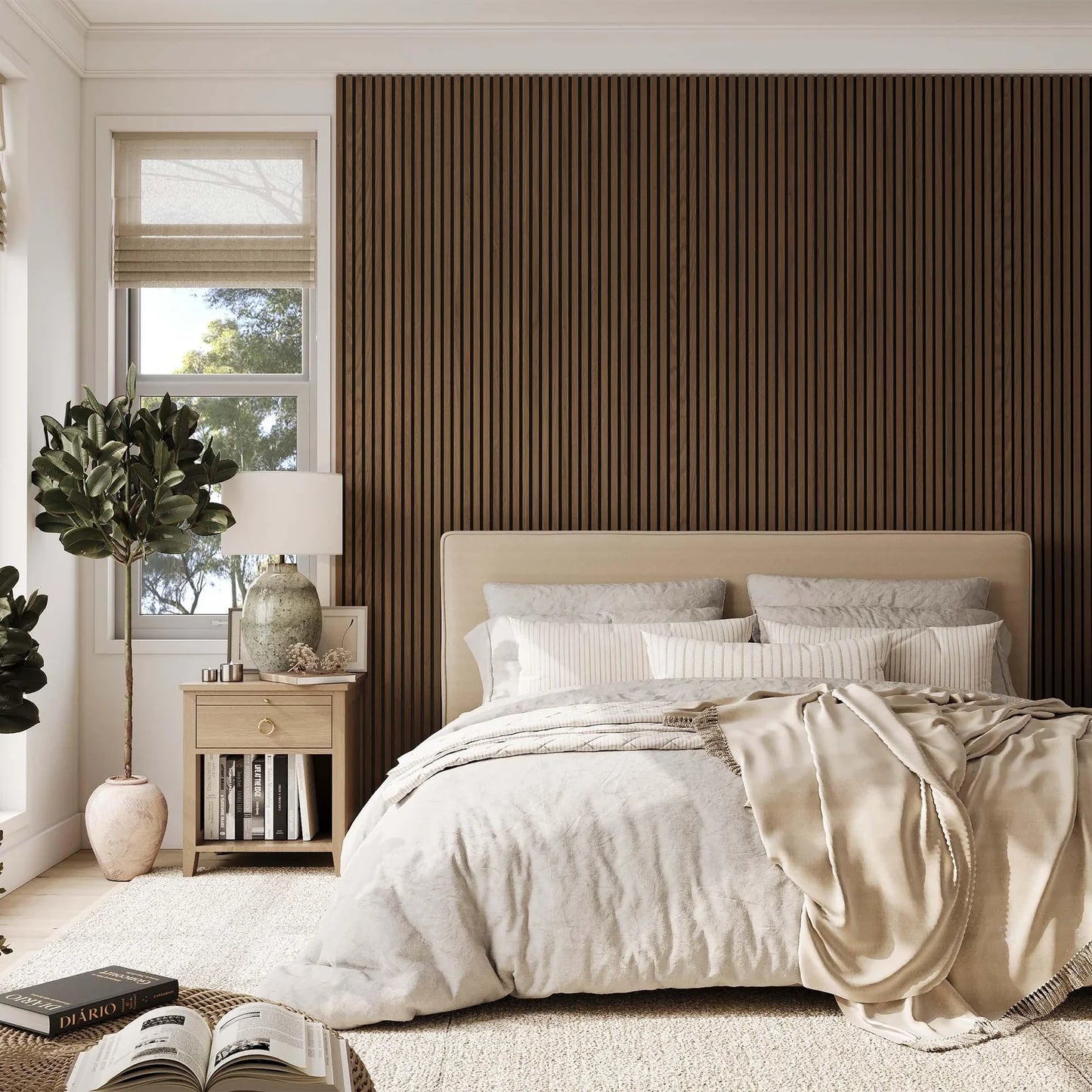 Luxury American Acoustic Slat Wood Wall Panels